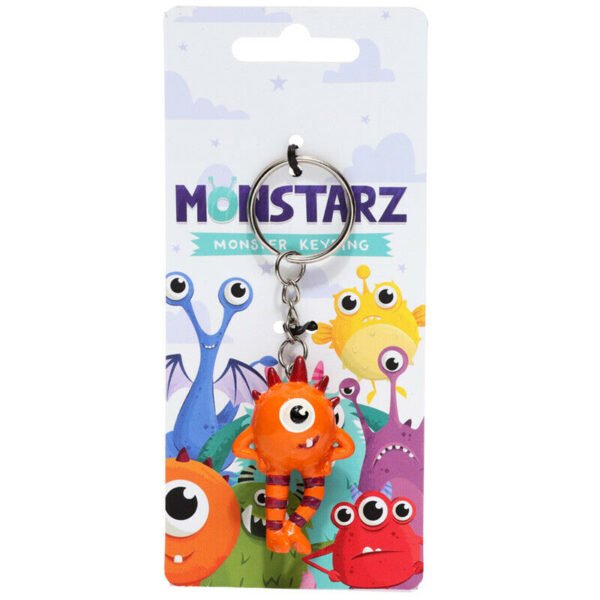 Collectable design~Novelty Collectable Orange Monstarz Monster Keyring
