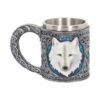 Magicun Giftware~Ghost Wolf Tankard 15.4cm Wolves Tankard