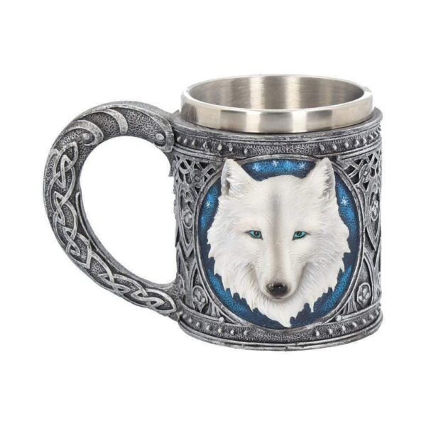 Magicun Giftware~Ghost Wolf Tankard 15.4cm Wolves Tankard