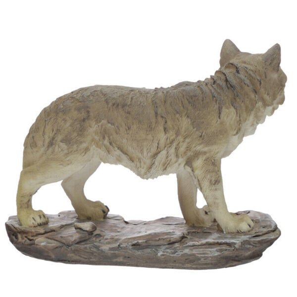 Home Decor~Moonlight Protector Protector of the North Wolf Figurine