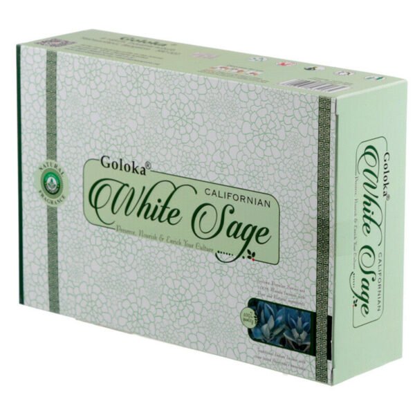 Home Fragrance~Goloka Incense Sticks- Californian White Sage 12 boxes (144 sticks)