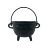 Witchcraft~4.5" Triple Moon Cast Iron Cauldron Incense Charcoal Burner