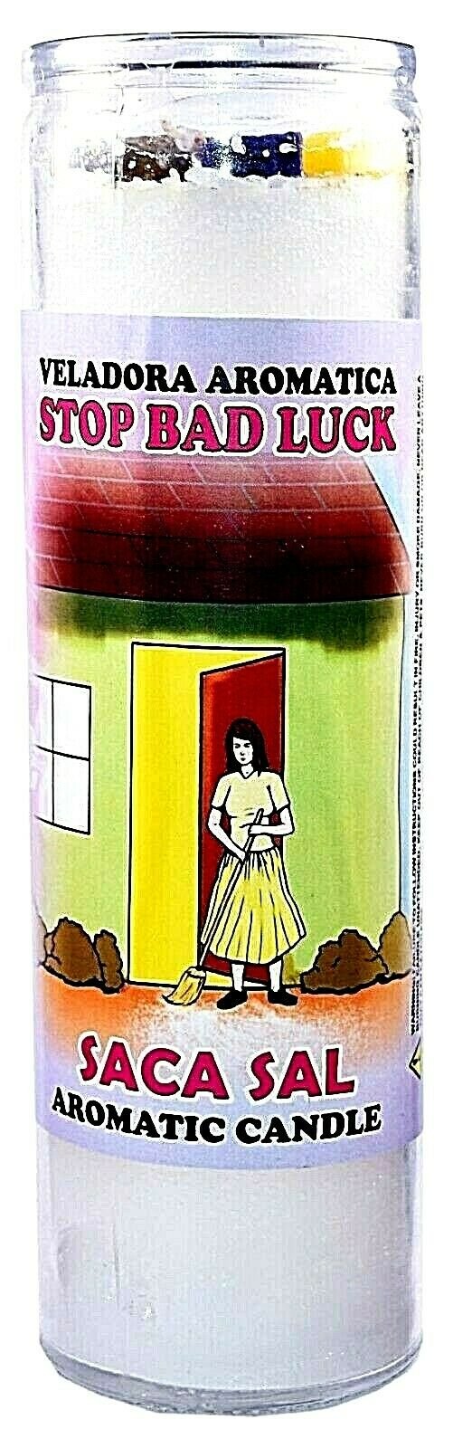 CANDLE COCKTAIL AROMATIC VELA STOP BAD LUCK- SACA SAL