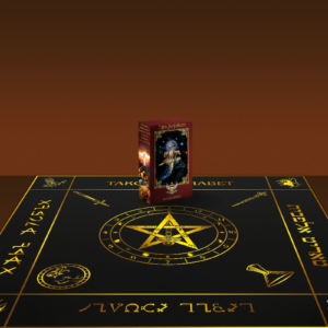 MagicunTarot Cloth~Komplekt Skatert' Taro Alfavit predskazatel'naya i Koloda Taro Alfavit