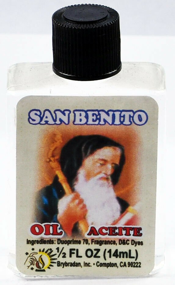BRYBRADAN St. Benedict Oil / San Benito Aceite - ½ FL.OZ. (14.7 ML)