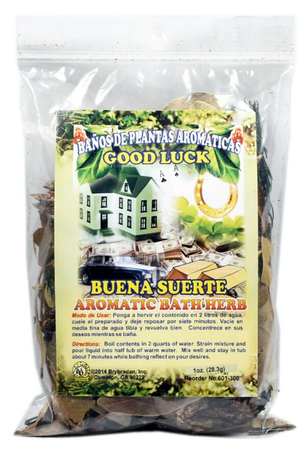 【Bath Herb】Spiritual Aromatic Bath Herb GOOD LUCK BUENA SUERTE Bano de Hierbas 1oz