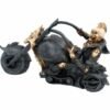 Magicun Giftware~Nemesis Hell Rider Skeleton on Motorbike Figurine 30cm Gothic Punk Rock Gift