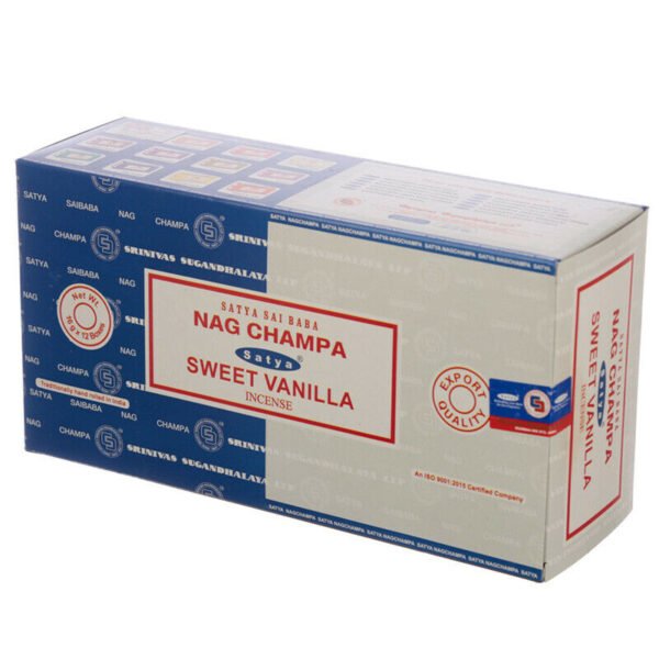 Home Fragrance~SATYA Sai BaBa Nag Champa & Sweet Vanilla Incense Sticks 12 x 14 sticks