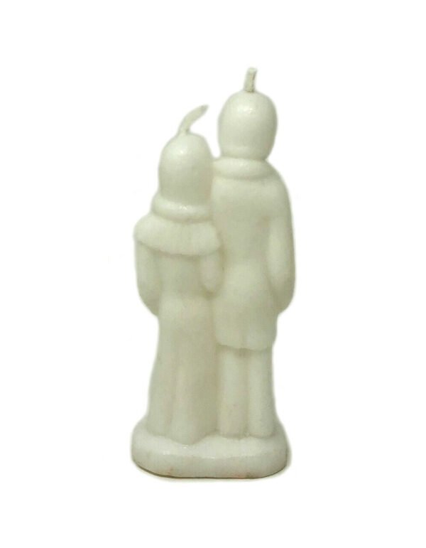 Magic Candle~Bride & Groom Marriage White Image Figurine Spell Candle Pagan Wicca Hoodoo