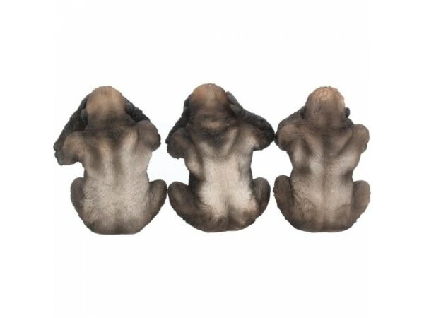 Magicun Giftware~Three Wise Monkeys Figurines Animals Decor See Hear Speak No Evil Ornament Gift