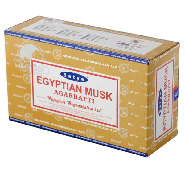 Nag Champa Satya VFM Egyptian Musk Incense Sticks X 12 Packs
