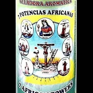 CANDLE COCKTAIL AROMATIC VELA 7 AFRICAN POWERS - 7 POTENCIAS AFRICANAS