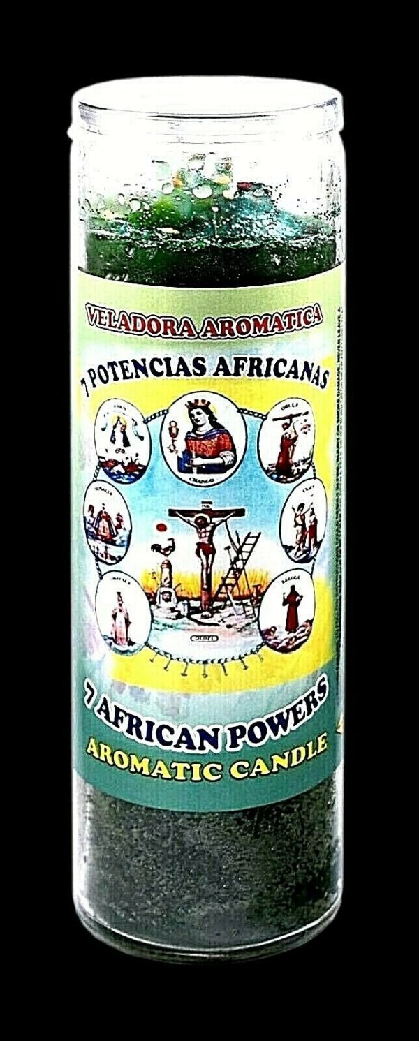 CANDLE COCKTAIL AROMATIC VELA 7 AFRICAN POWERS - 7 POTENCIAS AFRICANAS