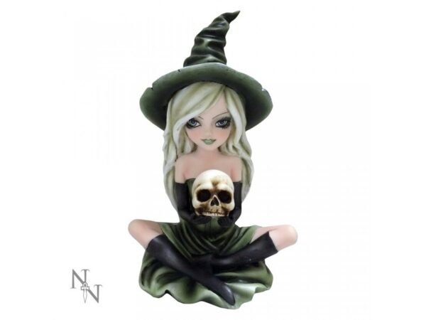 Magicun Giftware~Nemesis Zelda Rosa Aradia Regan Witch Fairy Figurine Skull Ornament Cat Decor