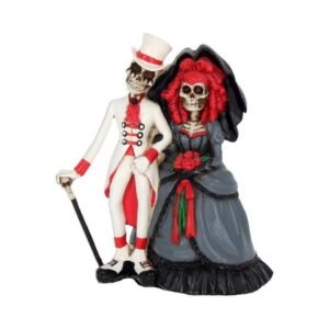 Magicun Giftware~Forever By Your Side 14cm Skeleton Figurine Small