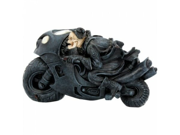 Magicun Giftware~Skeleton on Motorbike Dragon Hell Rider Biker Ornament Figurine