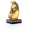 Home Decor~Decorative Egyptian Golden Tutankhamen Bust Holding Crook & Flail