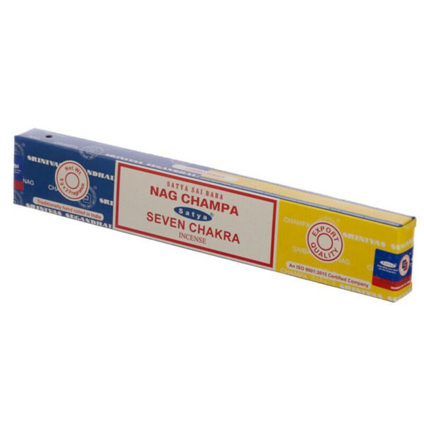 Home Fragrance~SATYA Sai BaBa Nag Champa & Seven Chakra Incense Sticks 12 x 14 sticks