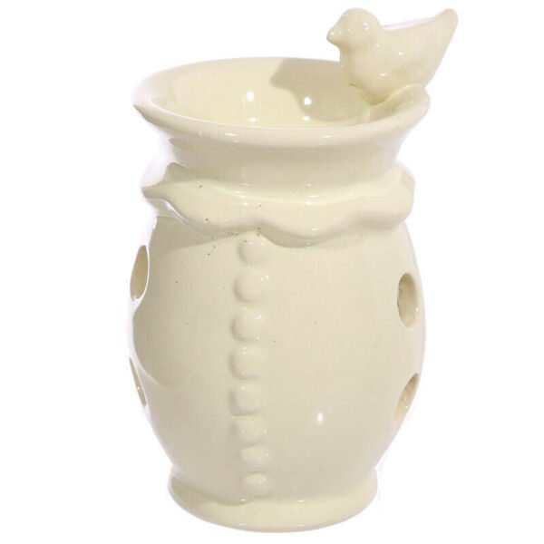 Home Fragrance~Bird Bath Design Ceramic Oil Burner