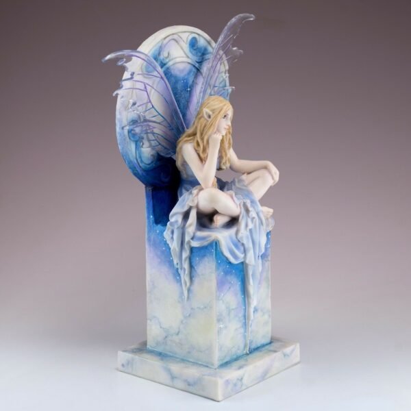 Fairy Collection~Fairy Sitting On Plinth w/Stars Figurine Statue By Selina Fenech 8.75" High New!