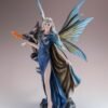 Fairy Collection~Blue Cape Fairy With Fire Breathing Dragon Figurine Statue 11.5" High New In Box