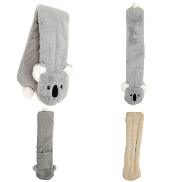Collectable Design~Koala Microwavable Adoramals Plush Neck Warmer Wheat and Lavender Heat Pack