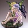 Fairy Collection~Large Fairy Twins Whispering Figurine 9.5" High Detailed Resin Statue New