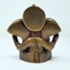 Hinduism Statues & Figures~Brass Metal Antique Brass Ganesh Antique finish 3.5"H