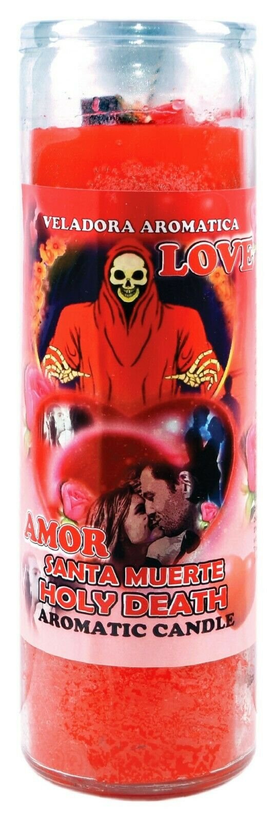 CANDLE COCKTAIL AROMATIC HOLY DEATH LOVE - SANTA MUERTE AMOR
