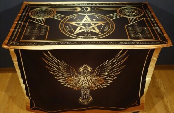 MagicunTarot Cloth~Altar Ceremonial Magic Black version