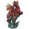 Home Decor~Rock Crystal Enchanted Nightmare Dragon Figurine