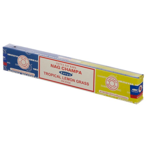 Home Fragrance~SATYA Sai BaBa Nag Champa & Tropical Lemon Grass Incense Sticks 12 x 14 sticks