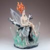 Fairy Collection~Crystal Fairy With Wolf Figurine Statue 9.5" High New In Box!
