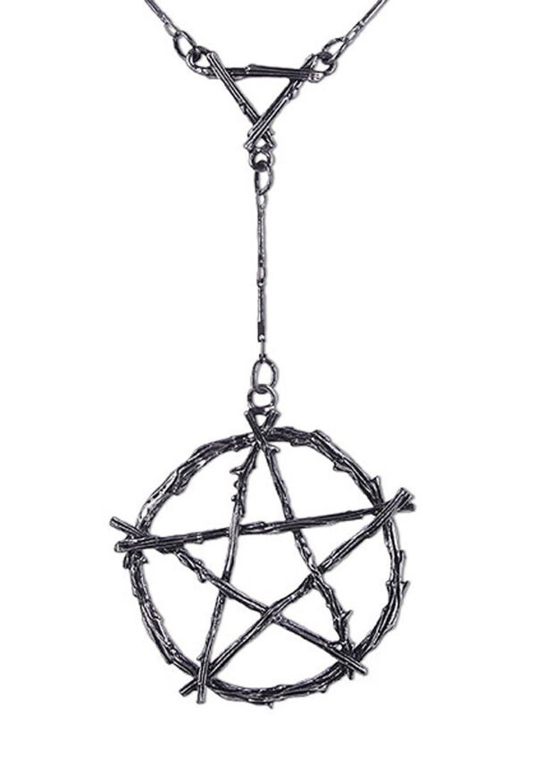 BRANCH PENTAGRAM NECKLACE - Silver