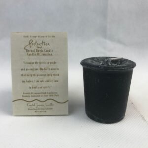 Magic Candle~Protection Crystal Journey Reiki Charged Herbal Votive Candle One Candle