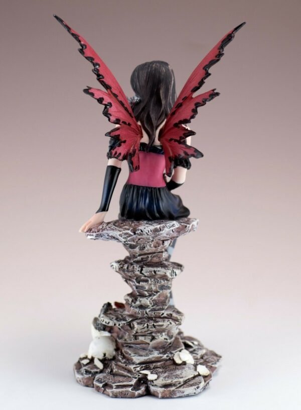 Fairy Collection~Red Fairy With Hatching Baby Dragons Figurine Statue 9.75" High Resin New In Box