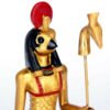 Home Decor~Decorative Gold Standing Horus Egyptian Figurine Ankh Staff Ornament