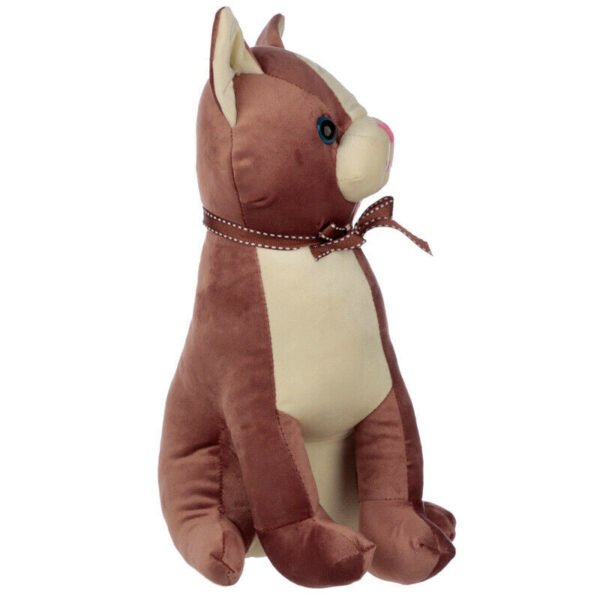 Home Decor~Interior Door Stop - Brown Cat with Ribbon Doorstop Stay Home Decoration Cosy