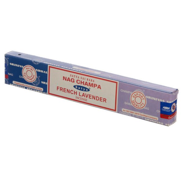 Home Fragrance~SATYA Sai BaBa Nag Champa & French Lavender Incense Sticks 12 x 14 sticks
