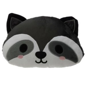 Home Decor~Plush Cutiemals Raccoon Cushion Home Office Kid Bedroom Novelty Decoration