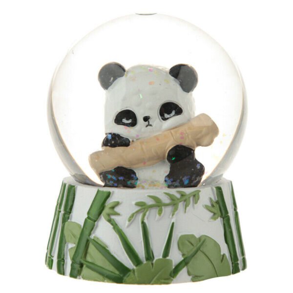 Collectable design~1 x Novelty Collectable Panda SnowGlobe Snow Globe Glitter Shaker Ornament Gift
