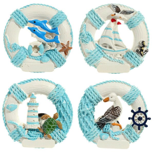 Collectable design~Collectable Seaside Souvenir - Life Buoy Magnet