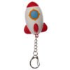 Collectable design~Rocket Retro Light and Sound LED Keyring Party Bag Filler Gift