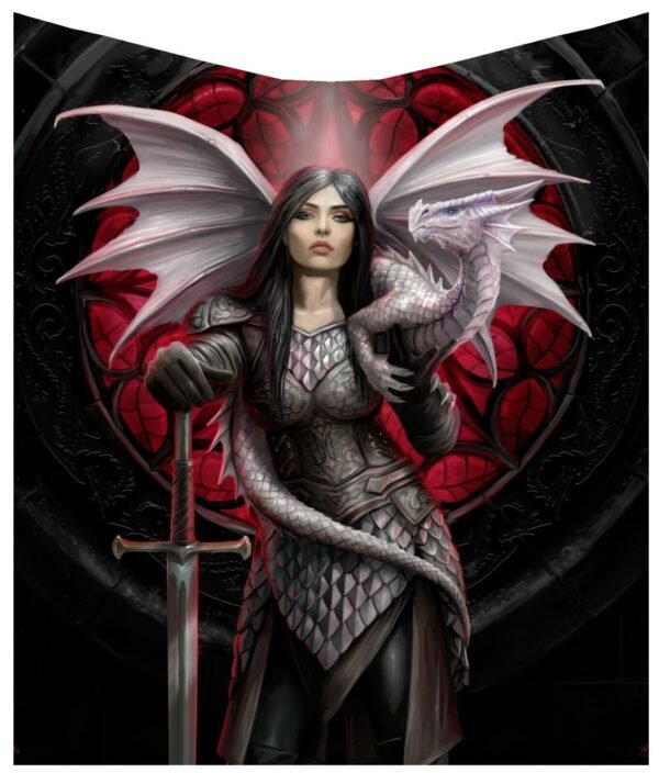 Magicun Giftware~Gothic Fantashy Throw Fleece Blanket By Anne Stokes Lisa Parker James Ryman Gift