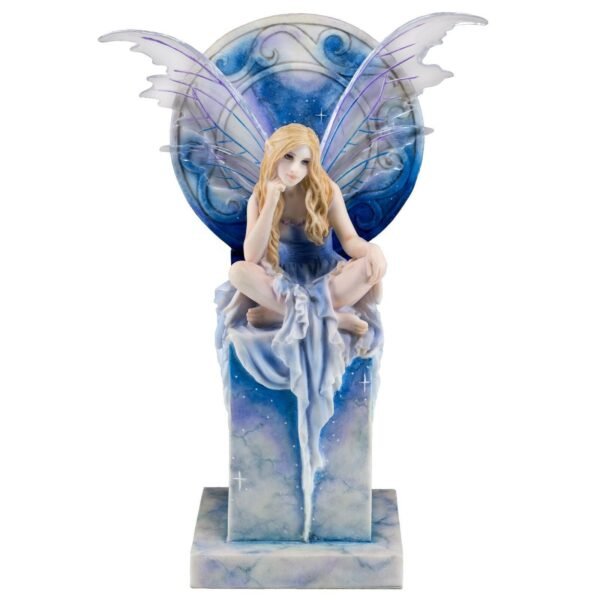 Fairy Collection~Fairy Sitting On Plinth w/Stars Figurine Statue By Selina Fenech 8.75" High New!