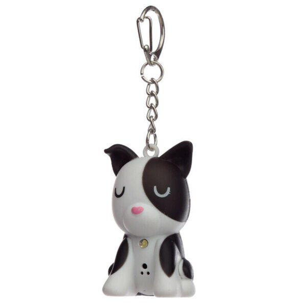 Collectable design~Cute LED Light and Sound Dog Squad Keyring Novelty Accessory