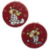 Collectable Design~1 x Simon's Cat Christmas Leatherette Compact Mirror Different image each side