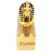 Home Decor~Gold Egyptian Sphinx Figurine On Hieroglyphic Base Ancient Decorative Ornament