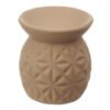 Home Fragrance~Embossed Triangle Pattern Ceramic Eden Oil Burner