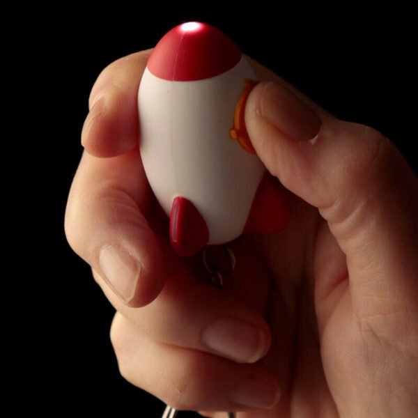 Collectable design~Rocket Retro Light and Sound LED Keyring Party Bag Filler Gift